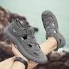 Outdoor Men's Summer Mesh Sandals, Non Slip Hiking Travel Hiking Shoes Men's Roman Shoes Beach Wading Shoes Casual Sports Shoes