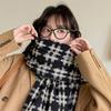 Autumn/Winter Style Women'S Scarf Korean Style Versatile Thickened Shawl Warm Neck Warmer