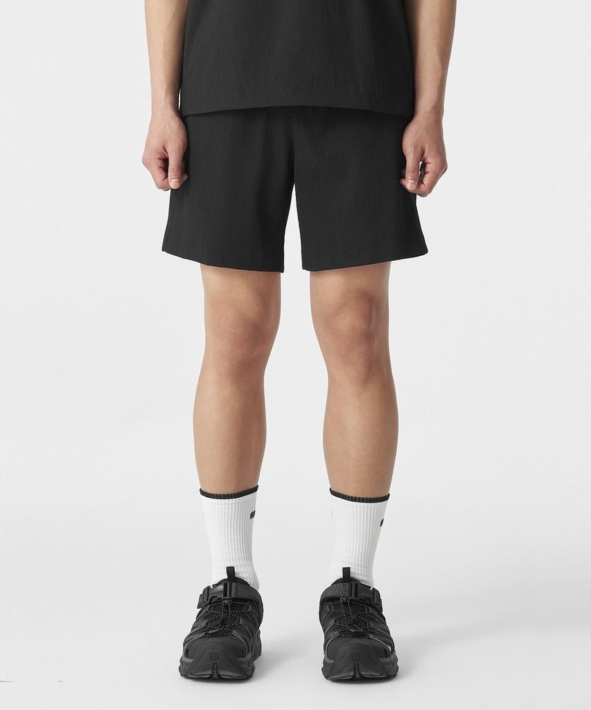 Koolongseupocheu Men'S Crease Length Shorts (Set-Up) Tlpom26621Blk