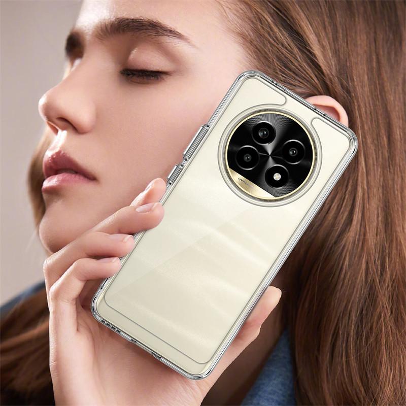 For Realme 13 Pro Plus Case Realme 13 Pro 13 Pro Plus 5G Cover Clear PC Shockproof Silicone Phone Back Cover Realme 13 Pro Plus