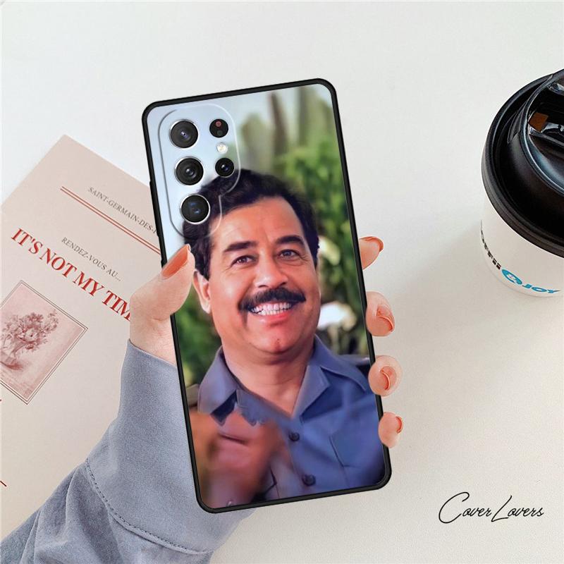 Saddam Hussein Iraq Arabic phone case For Samsung Galaxy S24 S25 S23 S22 Ultra Note 10 20 Plus S20 S21 FE Cover