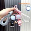 Cute Cartoon Keychain Soft Rubber Led Light Figure For Couples And Friends