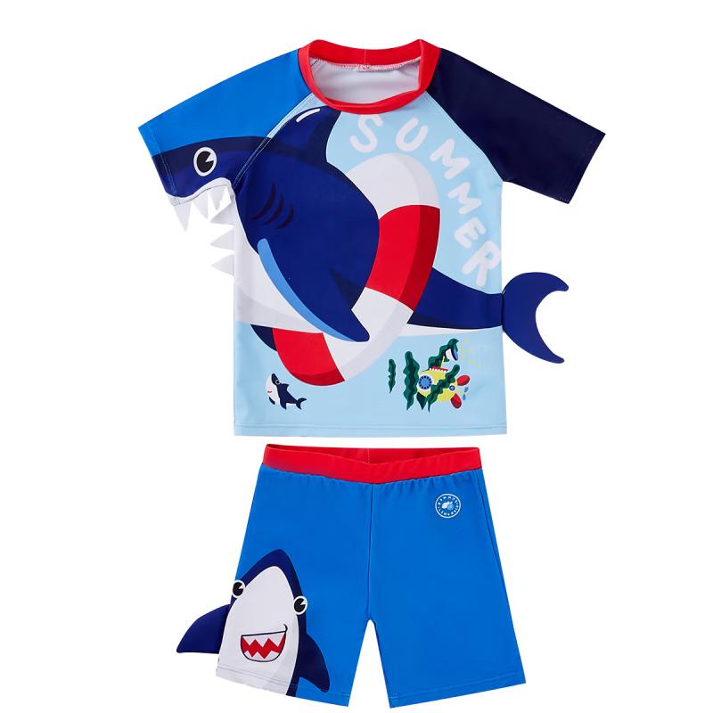 Lemon Baby Kids  Split Swimsuit Set for Boys & Girls 120