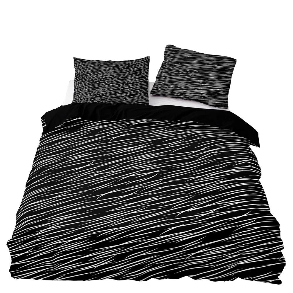 Three-Piece Bedding Set, Pink Leopard Print Microfiber.