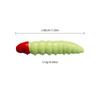 12Pcs Floating Worm Lures 1.1G/38Mm Trout Fishing Soft Lure Shrimp-Scented Bait Artificial Silicone Trout Plastic Baits