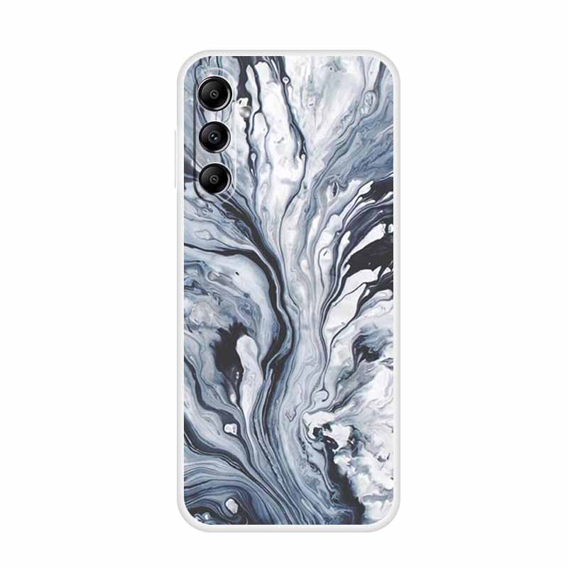 For Samsung Galaxy A14 A34 A54 5G Marble Soft Case Silicone TPU Phone Back Cover Coque for Samsung A 54 34 14 4G Cartoon Fundas