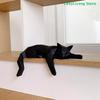 1 Pezzo Statua Gatto Moderna Bianco Nero Geometrica Decorazione Stanza Scultura Figurina Per Casa Ufficio Come Decorazione Tavolo Scaffale Scrivania Gatto Sdraiato