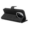 For Xiaomi Redmi Note 14 Pro+ 5G/Note 14 Pro 5G/Poco X7 5G Case Stand Wallet Leather Phone Cover Curved Line Wrist Strap