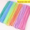 Colorful Macaron Chenille Stem DIY Kit: Creative, Handmade, for Kindergarten Craft Projects