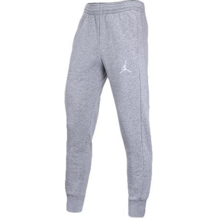 Air Jordan FLIGHT FLEECE Fleece Lined Casual Sports Long Pants light grey Men s AH3933-063 XL