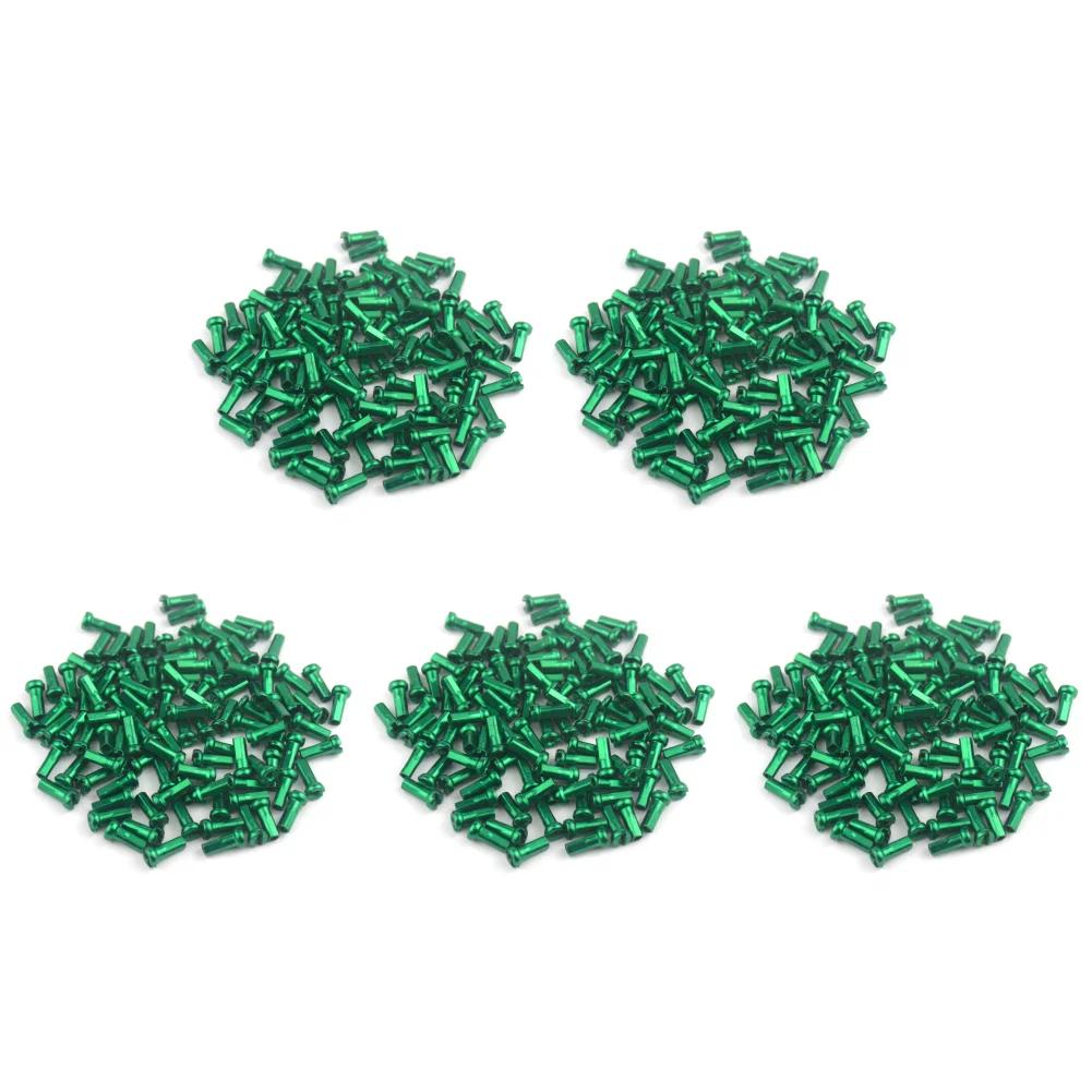 50pcs MTB Bike Spoke Nipples Replacement 14G 2.0mm Aluminum Alloy MTB Bike Spokes Nipples Road Bicycle Road Bicycle Accessories
