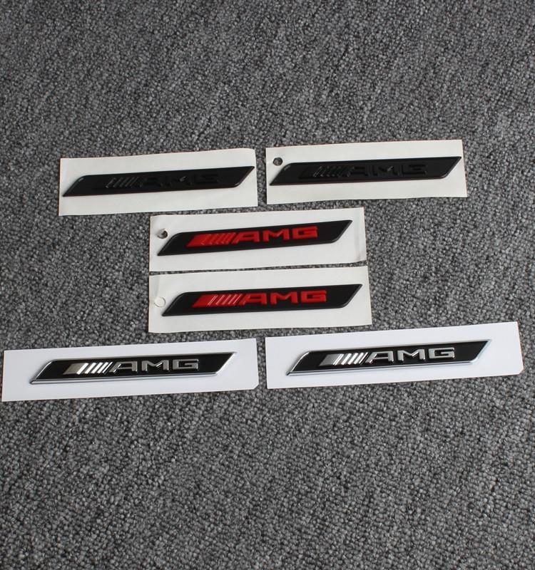 2p Car ABS sticker Suitable for Mercedes-Benz AMG fender side label GLE-class modification GLE400 GLE450 decorative modification