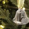 Silver Angel Wings Christmas Tree Bells Metal Christmas Tree Pendant Inspired   Holiday