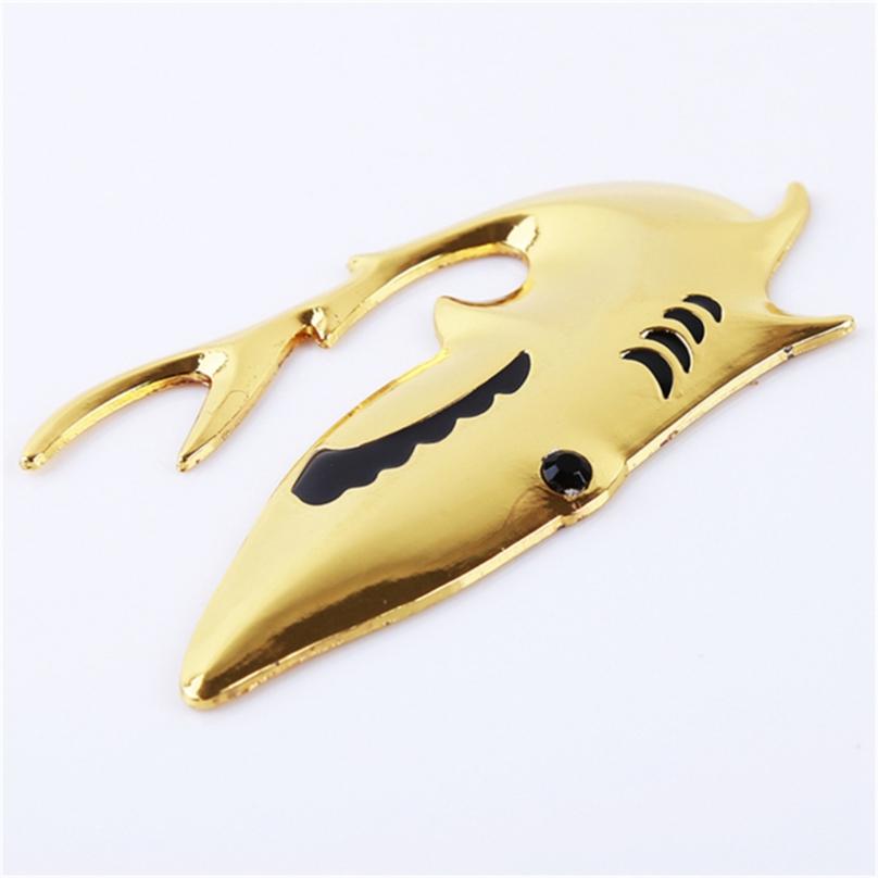 High Quality 3D Car Motorcycle Auto Logo Metal Shark Emblem Badge Decal Sticker