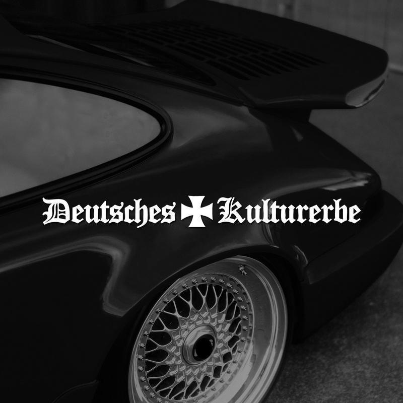 German culture car modification stickers, decorative car windows and rear windows, fun waterproof stickers