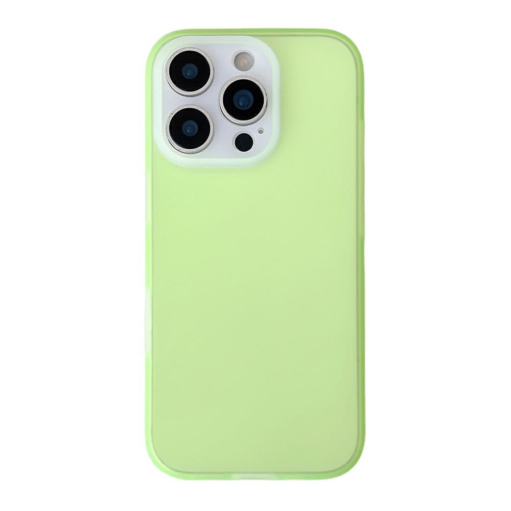 For iPhone 16 Pro Case Slim Silicone Phone Back Cover Anti-Fingerprint D