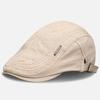 Adjustable Men's Newsboy Caps Herringbone Pattern Painters Hats Casual Flat Cap  Outdoor Wear