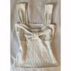 Canottiera Vintage più Carina con Bordi in Pizzo da Donna Estetica Vestibilità Aderente Gilet Retrò Y2k Cottage Crop Abbigliamento Coquette