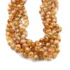 4/6/8/10/Mm Natural Stone Yellow Tower Crystal Round Loose Citrine Bead Crystal Stone Jewelry Making Diy Bracelet Necklace Gift