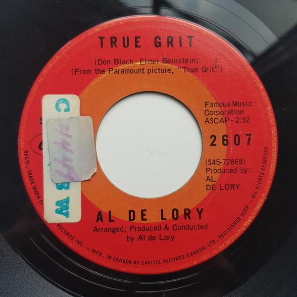 

7inch Record AL DE LORY - True Grit 2607 Capitol Records 1969 Canada Jazz Used