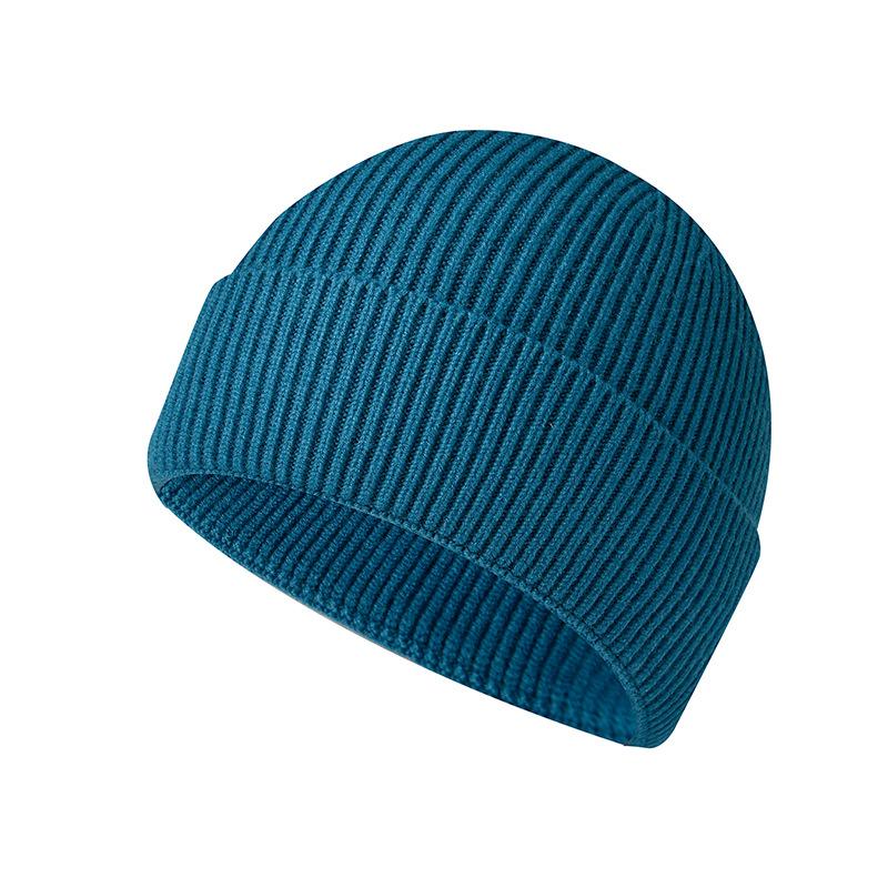 Hat Women's Winter Knitted Hat Men's Outdoor Cold Hat Warm Knitted Hat Solid Color Ear Protection Hat