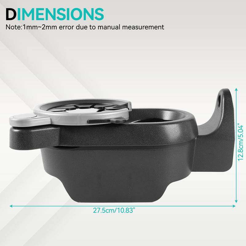 For Mercedes Smart Fortwo 451 450 1998-2015 Car Double Cup Holder Center Console Drink Mount Adapter A4518100370 4518100370