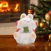 Christmas Decoration Figurines Animal Figurines Cute Miniatures Ornaments for Tabletop Christmas Bedroom Party Indoor Home