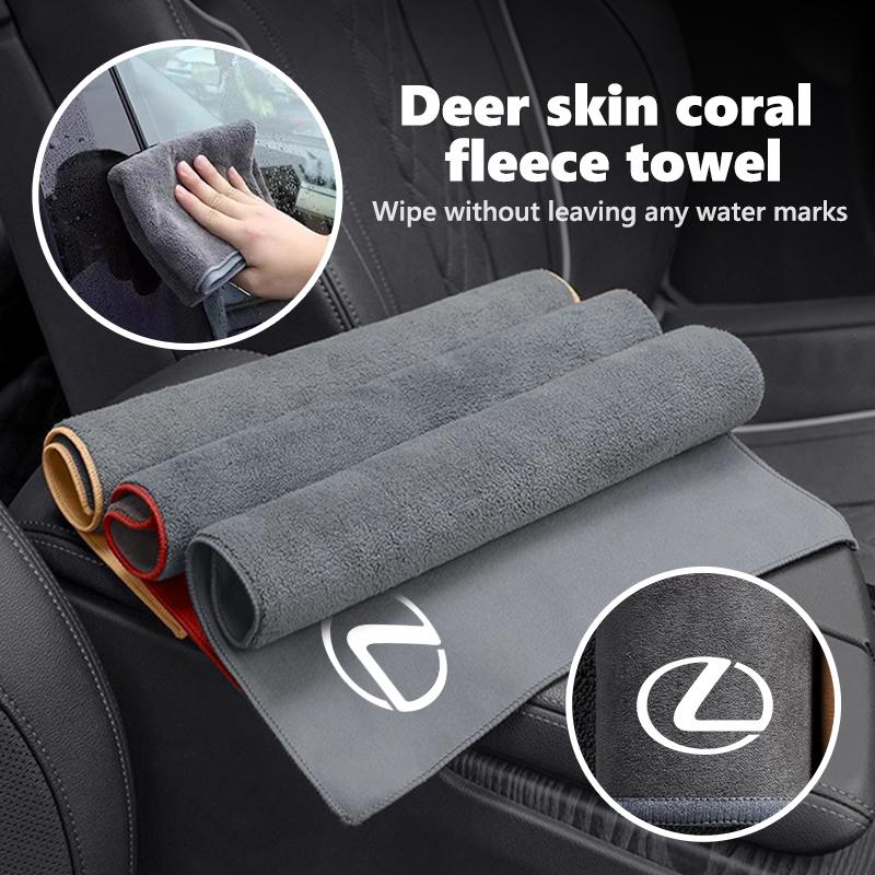 Car Styling Wash Towel Drying Cloth High Water Absorption Cleaning Cloth For Lexus CT ES GS NX IS250 RX350 IS200 LX570 UX250h