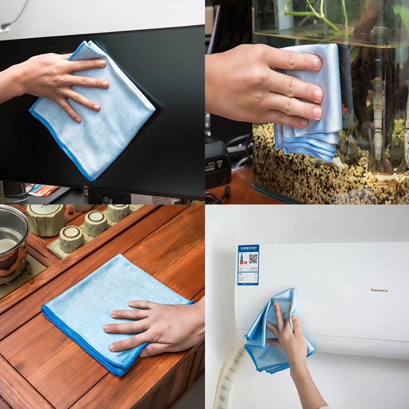 Glass Cleaning Towel No Trace No Lint Rag Mirror Cleaning Cloth Cleaning Towel Scouring Pad