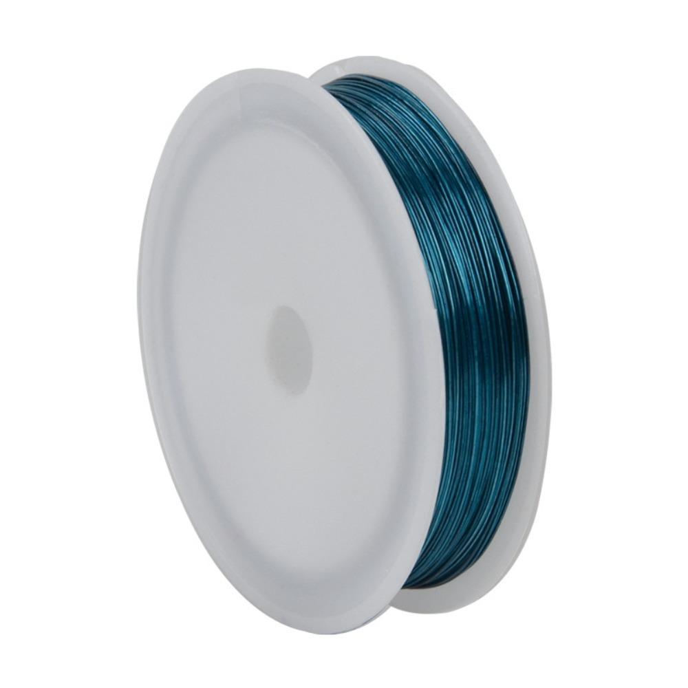 Pet Colored Craft Wire Wire 50M DIY Floral Wire 0.4mm Thin Gauge Flexible Bendable Binding Twist Wire Handcraft Making