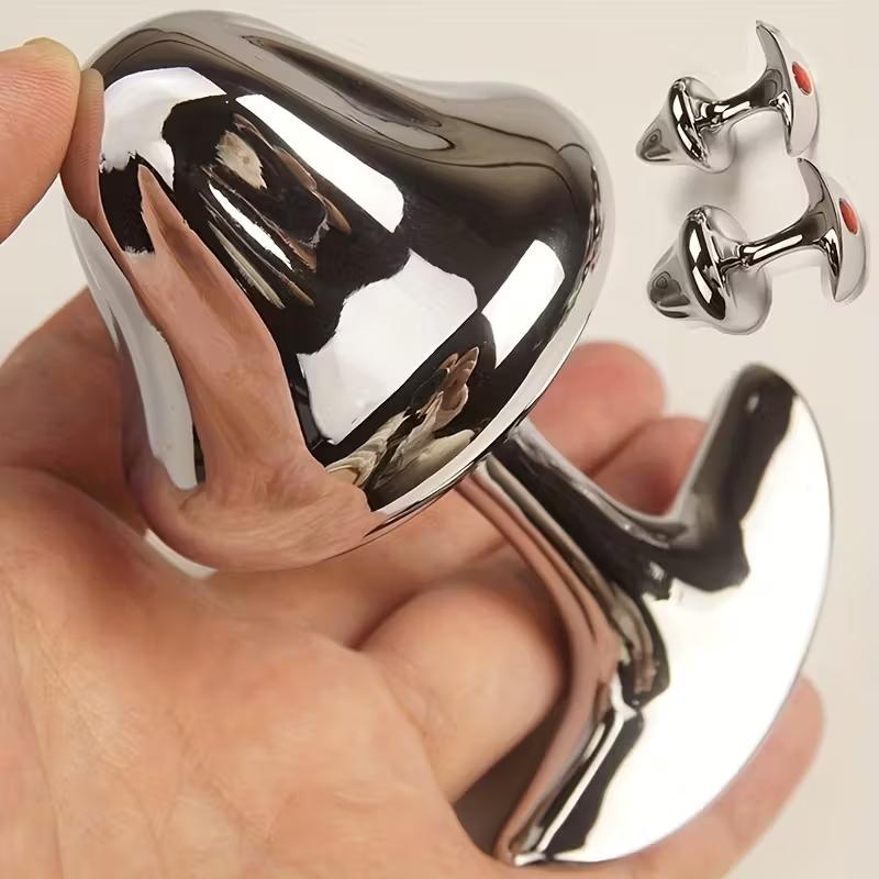 Metall Analtrainer,Juvelierter Arsch Anus Butt Plug,Breite Zwiebel Prostata Massage,Analplug Buttplug,Sexspielzeug für Männer Frauen