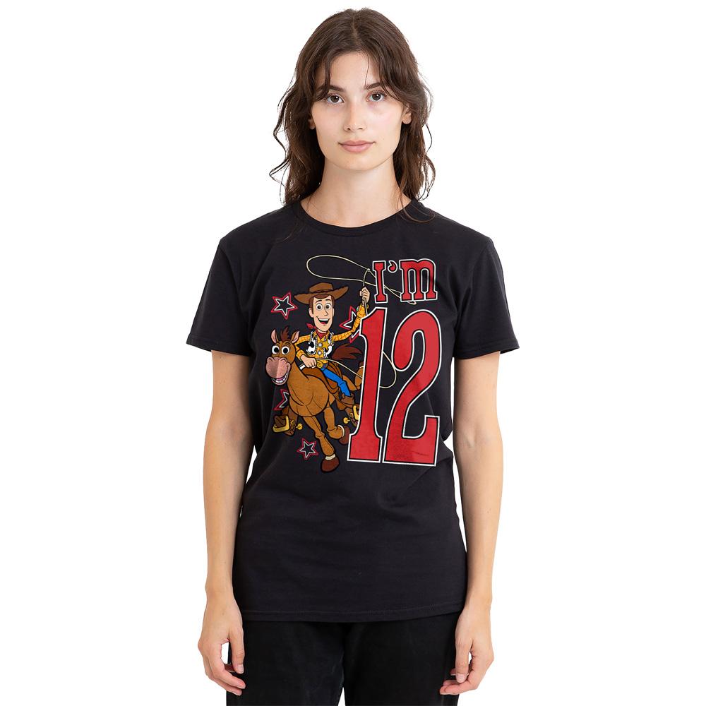 Toy Story Unisex Adult I´m 12 Woody Birthday T-Shirt