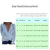 Women's Blouse V-neck Chiffon Shirt Embroidered Lace Long Sleeve Tops