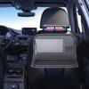 Car Seat Back Organizer With Foldable Table Tray, Pu Leather Backseat Storage Cup Holder Phone Pockets