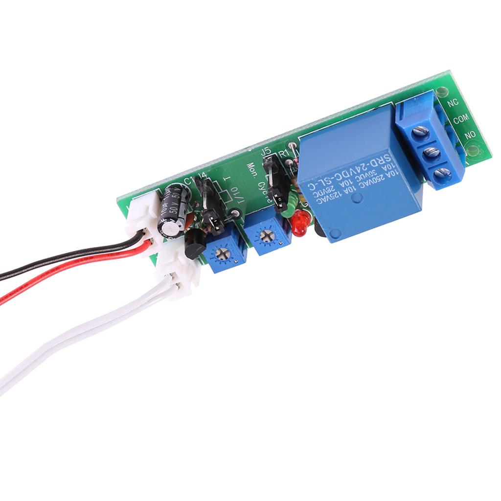 Einstellbare Zyklus-Timer-Verzögerung Ein-/Aus-Schalter-Relaismodul (DC24V,015min)