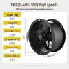 Shanghai Qianxin 220V/380V Low Noise Axial Kitchen Exhaust Fan