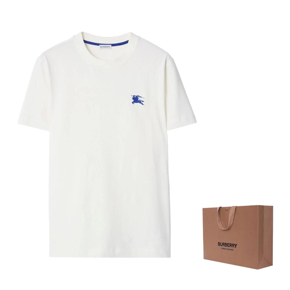 Burberry Ekd Embroidered Crewneck T-Shirt 81217041