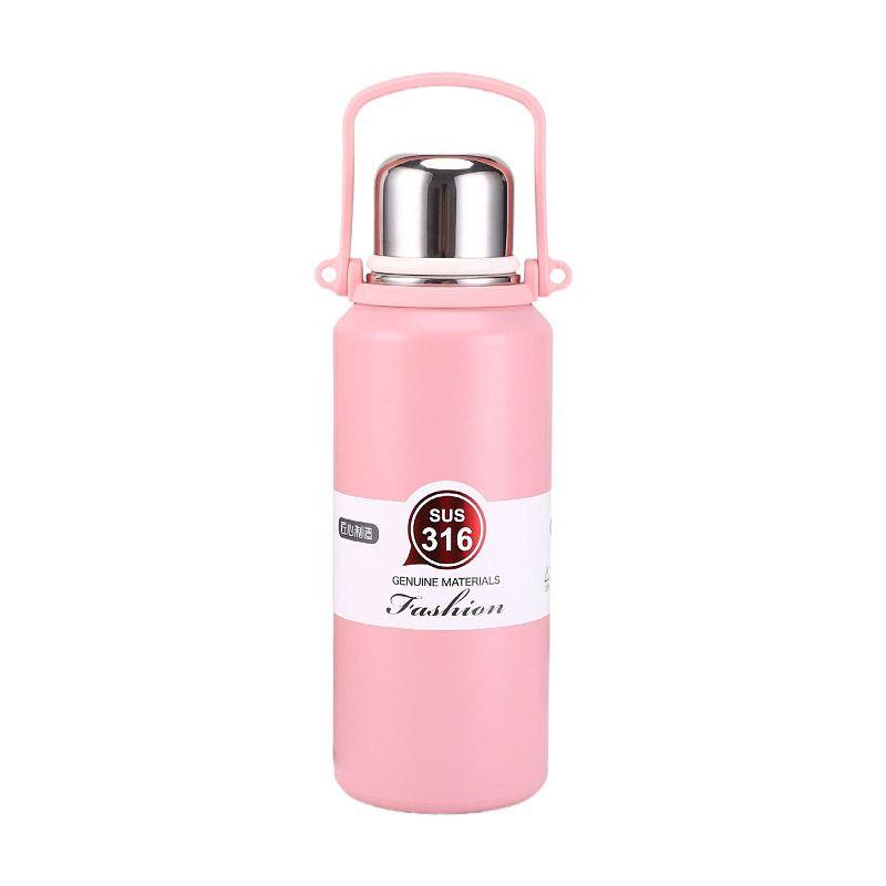 Large Capacity Vacuum Cup 316 Stainless Steel Outdoor Household Satchel Water Kettle Student Neutral Convenient Sports Drinking Cup