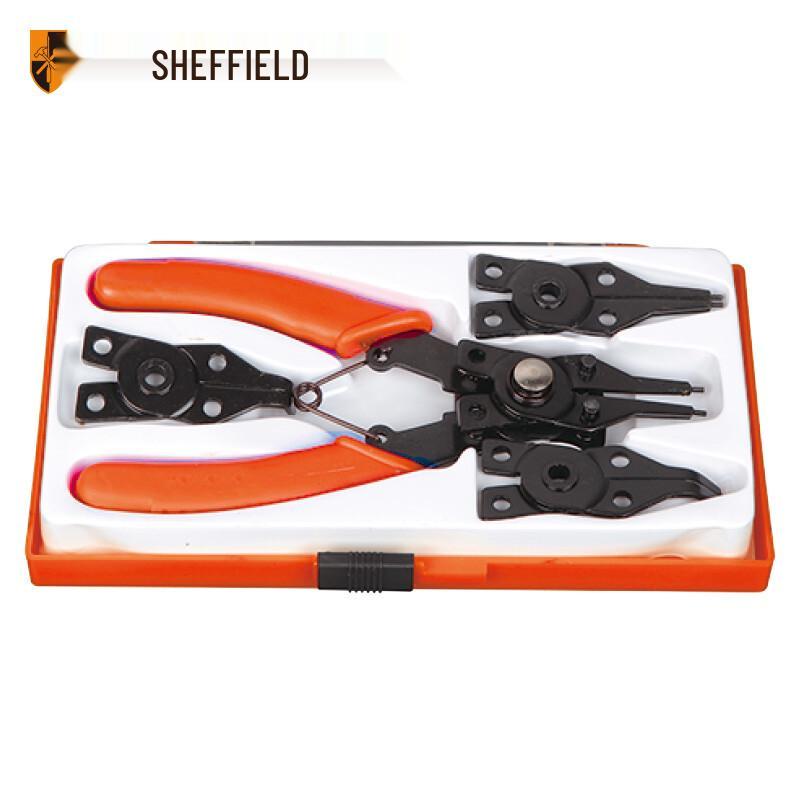 Sheffield S047001 5-Piece Snap Ring Pliers Set 5-Piece Set