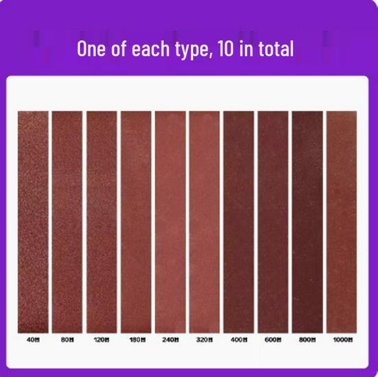 Multi-Size Sanding & Sharpening Belts for Knife Grinding and Polishing