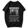 Men T Shirt Missing Horror Movie The Lost Boys Cotton Y2K Graphic Crewneck Unisex Tops T Shirts