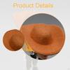 1/6 Cowboy Hat Accessory for Action Figures, Miniature Western Headgear Crafts