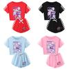 Kpop Demon Hunters Child Short Sleeve Short Pants Parent Child Pajama Set For Sleepwear Comfort
