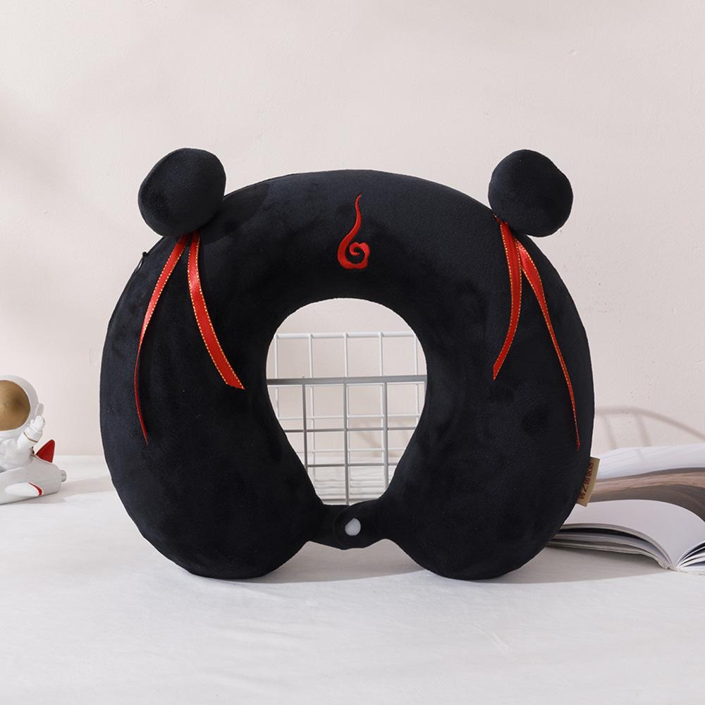 Head and neck pillow embroidery U-shaped ball head Aobeng Dragon King travel cartoon U-shaped neck pillow