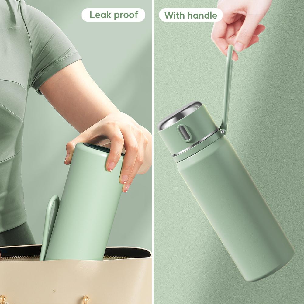 550ml Stainless Steel Thermos Bottle For Coffee Double Wall Thermal Water Bottle Insulated Cup For Travel Vacuum Flasks Tumbler