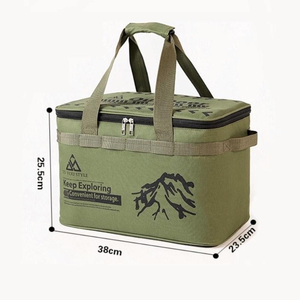 Large Capacity Camping Storage Bag Partition Storage Outdoor Storage Box Picnic Tool
