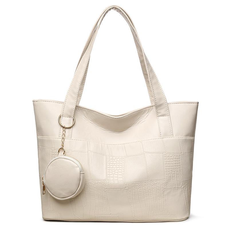 Fashionable Large Capacity Tote Bag for Women, This Year's Popular Shoulder Bag, Simple and Casual
