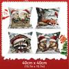 Cute Christmas Animals Pillowcase Bedroom Sofa Cushion Cover 100% Polyester Living Room Cushion Pillowcase Home Decor