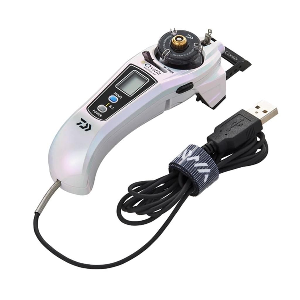 Daiwa Christie Wakasagi AIR Elektrische Perlmuttweiße Rolle,