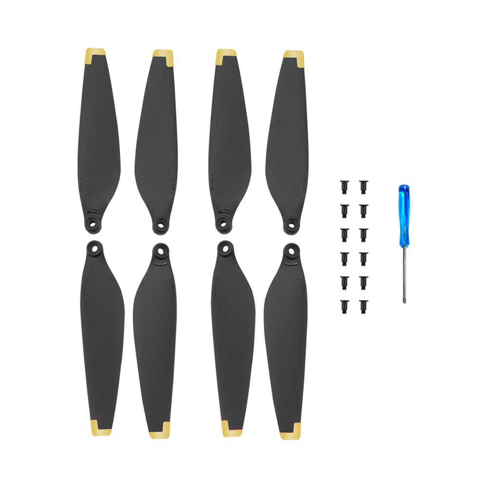2 Pairs Drone Blades Spare Parts PC Props Blade Wing Fans Replacement with Screwdriver Screw Accessories for DJI Mini 3